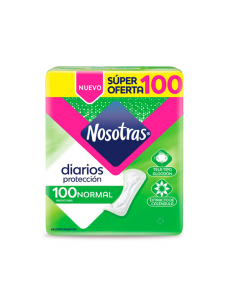 PROT.DIARIO NOSOTRAS NORMAL C/ALOE 100UN