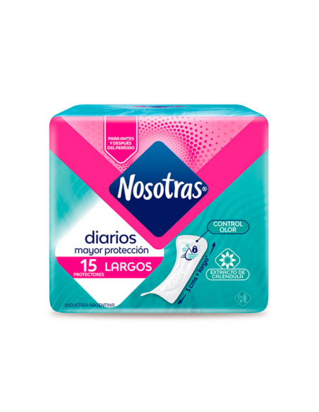 PROT.DIARIO NOSOTRAS LARGOS 15UN V.E