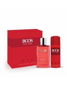 SET BOOS PACK RED EDT 100CC+ DEO