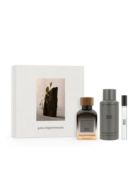 SET DE PERFUME ADOLFO DOMINGUEZ EBANO EDP + MINI X10CC 120 cc