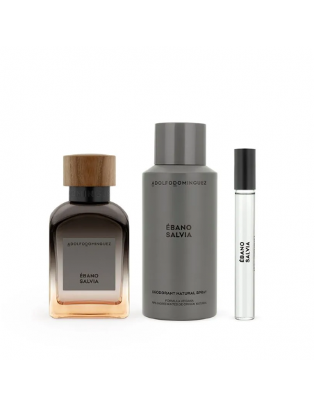SET DE PERFUME ADOLFO DOMINGUEZ EBANO EDP + MINI X10CC 120 cc