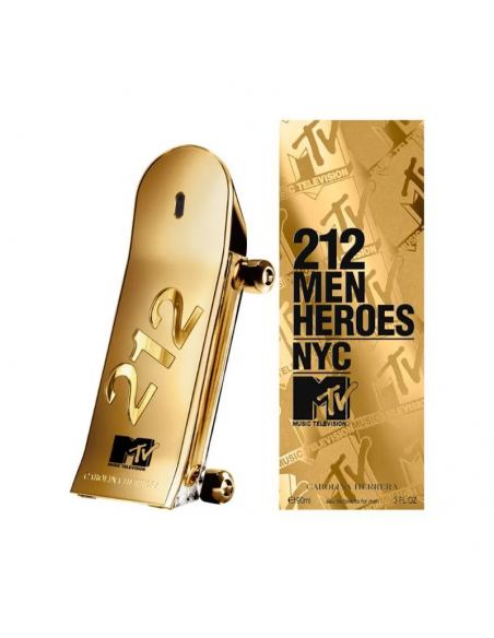 FRAGANCIAS SELECTIVAS CAROLINA HERRERA 212 HEROES MTV MEN EDT 90 cc