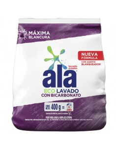 DETERGENTE EN POLVO ALA con bicarbonato regular 800 gr
