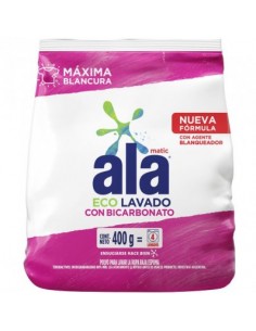 DETERGENTE EN POLVO ALA con bicarbonato matic 400 gr