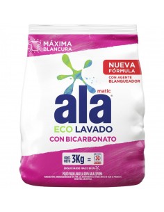 DETERGENTE EN POLVO ALA con bicarbonato matic 3 kg