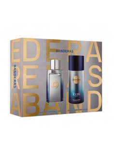SET DE PERFUME ANTONIO BANDERAS THE ICON ELIXIR EDP + DEO X150 100 cc