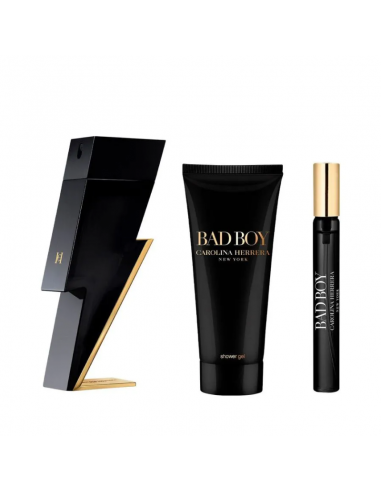 SET DE PERFUME CAROLINA HERRERA COFRE BAD BOY EDT 100 CC