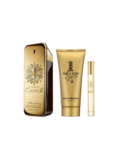 SET DE PERFUME PACO RABANNE COFRE ONE MILLON EDT+DEO+MINI 100 CC