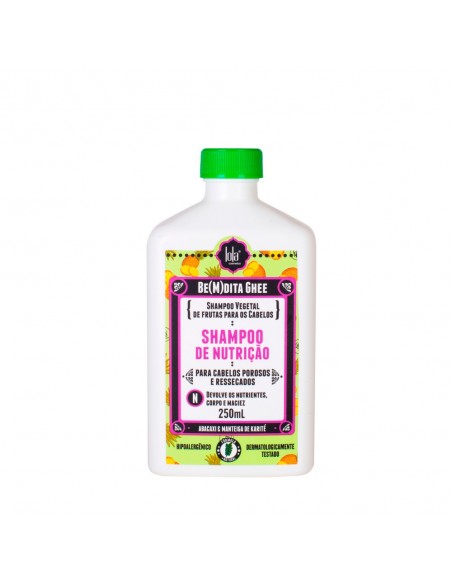 SHAMPOO LOLA COSMETICS BEMDITA GHEE NUTRICION ABACAXI 250 cc