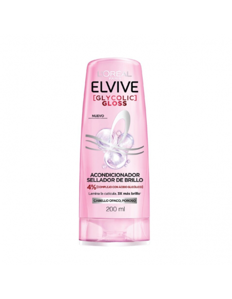 ACONDICIONADOR ELVIVE GLYCOLIC GLOSS 200 cc