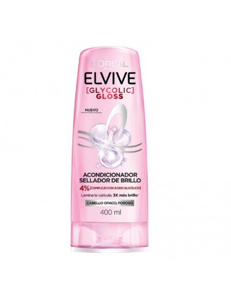 ACONDICIONADOR ELVIVE GLYCOLIC GLOSS 400 cc