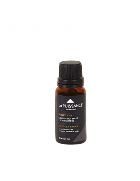 AMPOLLAS CAPILARES LA PUISSANCE NUTRICION CON ARGAN+AC.HIALURONICO 15 cc