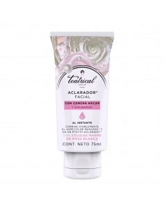 CREMA PARA ROSTRO TEATRICAL ACLARADORA FACIAL C/CONCHA NACAR 75 cc