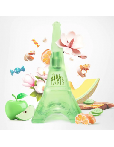 COLONIAS/PERFUMES/LOCIONES LITTLE PARIS GREEN 90 CC