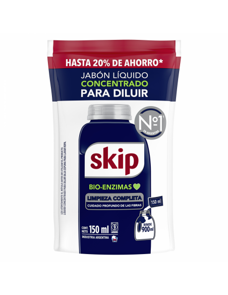 DET.LIQ SKIP P/DILUIR ECO LAV DP 150C
