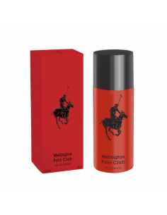 SET DE PERFUME WELLINGTON POLO CLUB ROJO + DEO X150 DE REGALO 90 cc