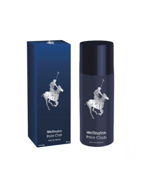 SET DE PERFUME WELLINGTON POLO CLUB AZUL + DEO X150 DE REGALO 90 cc