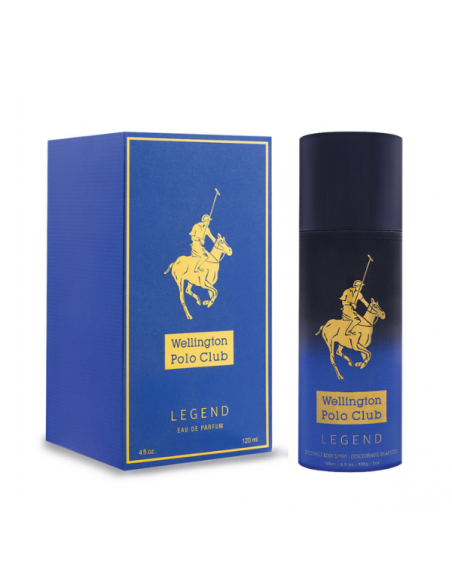 SET DE PERFUME WELLINGTON POLO CLUB LEGEND + DEO X150 DE REGALO 120 cc