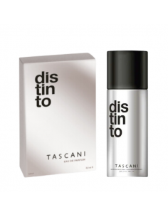 SET DE PERFUME TASCANI EDP DISTINTO + DEO X150 DE REGALO 100 cc