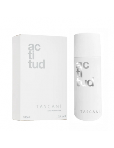 SET DE PERFUME TASCANI EDP ACTITUD + DEO X150 DE REGALO 100 cc