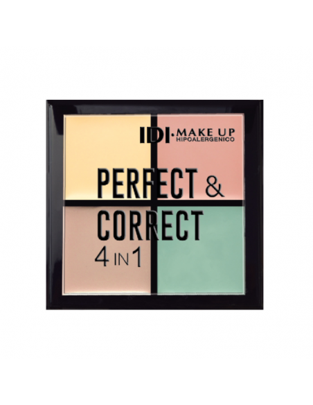 CORRECTOR IDI PALETA PERFECT & CORRECT 4 TONOS  