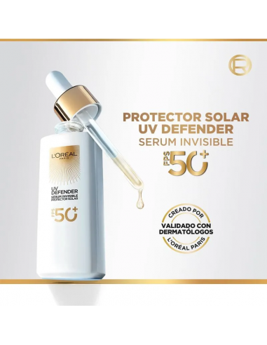 PROTECTOR SOLAR LOREAL SERUM INVISIBLE UV DEFENDER FPS50 30 CC