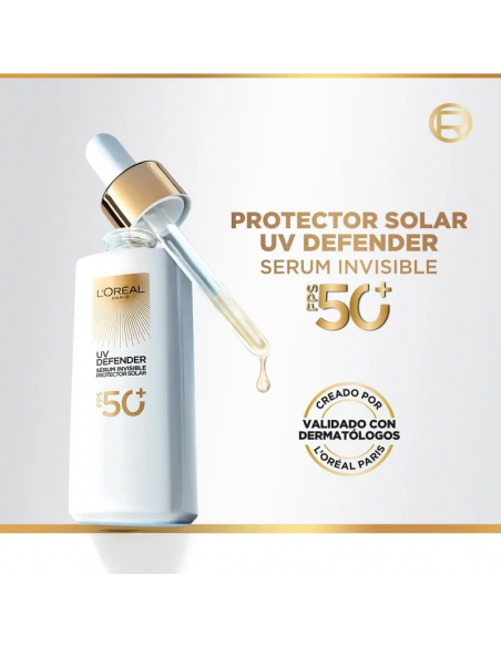 CREMA PARA ROSTRO LOREAL SERUM INVIIS.UV DEFENDER CON FPS50 30 cc