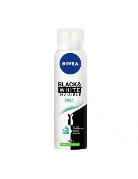 DEO.NIVEA AP M B&W FRESH INV AEROSOL 150CC