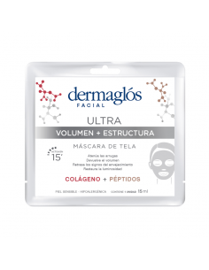 MASCARAS FACIALES DERMAGLOS TELA ULTRA VOLUMEN+ESTRUCTURA 15 cc