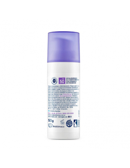 PROT SOLAR DERMAGLOS F50 FACIAL S/C 50GR