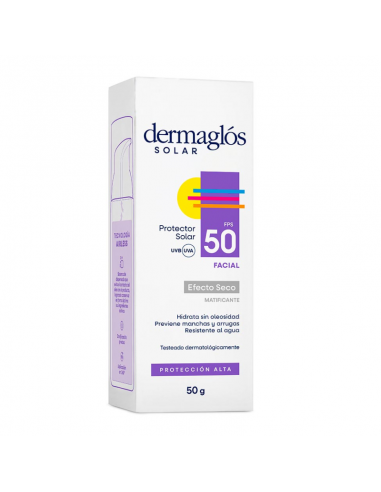 PROTECTOR SOLAR DERMAGLOS FACIAL SIN COLO F 50 50 GR