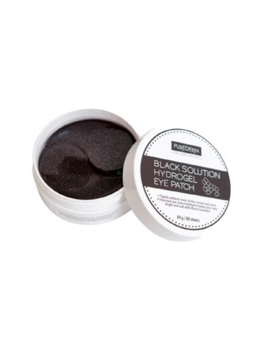 MASCARAS FACIALES PUREDERM PARCHE OJOS BLACK GEL 60 UN
