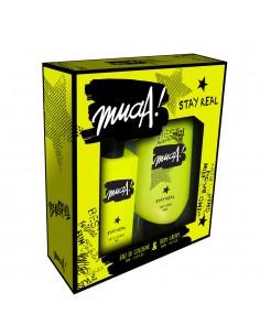 SET DE PERFUME MUAA STAY REAL COLONIA+BODY CREAM  