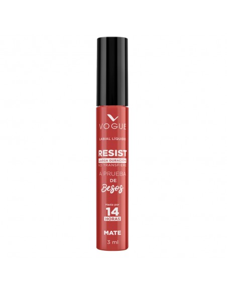 LABIALES  VOGUE RESIST LIQUIDO 100% MATTE DISFRUTA  