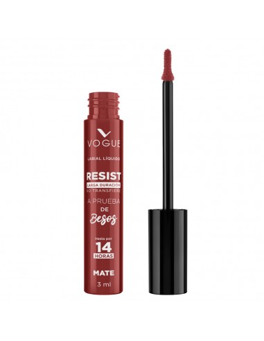 LABIALES VOGUE RESIST LIQUIDO 100% MATTE SIENTE  