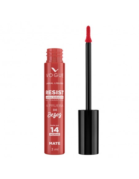 LABIALES  VOGUE RESIST LIQUIDO 100% MATTE DISFRUTA  