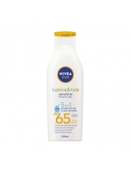 PROT.SOLAR NIVEA B&KIDS SENSITVE F65 200