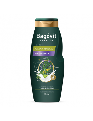 SHAMPOO BAGOVIT PLASMA VEGETAL REGEN 350 CC