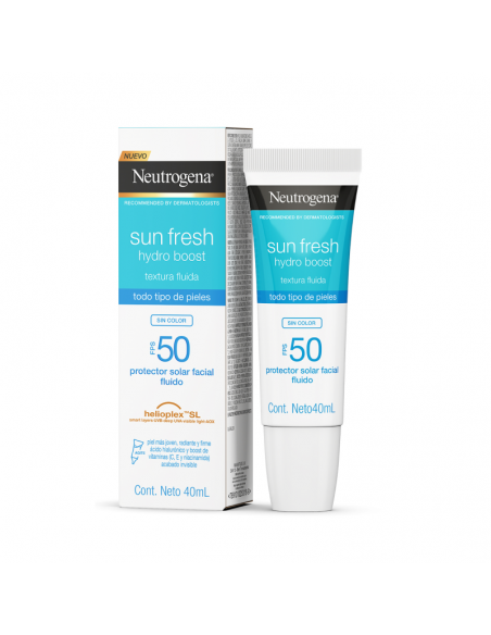 PROTECTOR SOLAR NEUTROGENA HIDRO BOOST SIN COLOR F50 40 cc