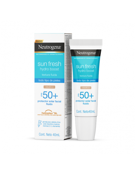PROTECTOR SOLAR NEUTROGENA HIDRO BOOST TONO CLARO F50 40 cc