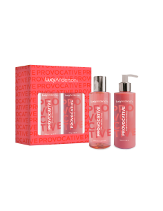 SET DE PERFUME LUCY ANDERSON COLOGNE PROVOCATIVE+CR MANOS X200GR 220 cc