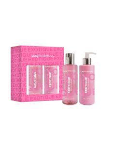 SET DE PERFUME LUCY ANDERSON COLOGNE EXOTIQUE+CR MANOS X200GR 220 cc