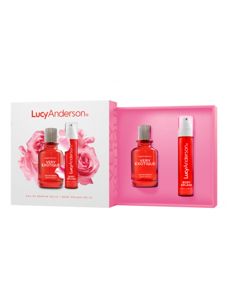 SET DE PERFUME LUCY ANDERSON EDP VERY EXOTIC + BODY SPLASH 100 cc