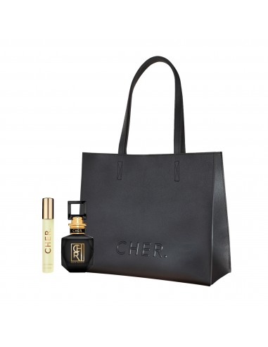 SET DE PERFUME CHER ONYX ELIXIR 50+TOTE BAG+TRAVEL20  