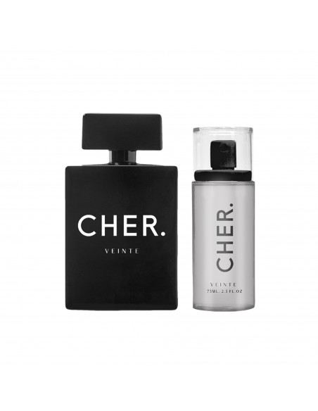 Set Perfume Mujer Cher Veinte 100 Ml Edp + Body Splash