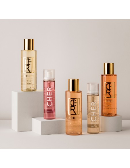 Cher Zarci body splash + body lotion