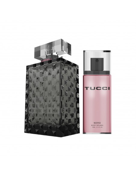 SET DE PERFUME TUCCI NERO + body splash 75 100 cc