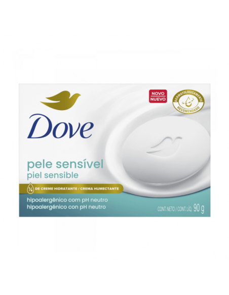 JABONES DE TOCADOR DOVE piel sensible 90 gr