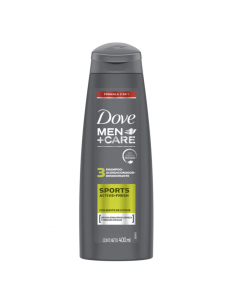 SHAMPOO DOVE sport active + fresh 3en1 400 cc