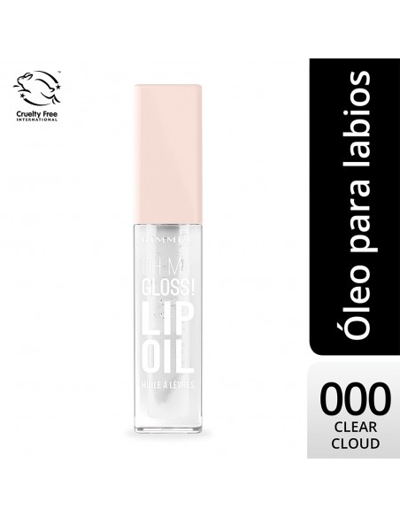 BRILLO LABIAL RIMMEL GLOSSY LIP OIL 000 CLEAR  